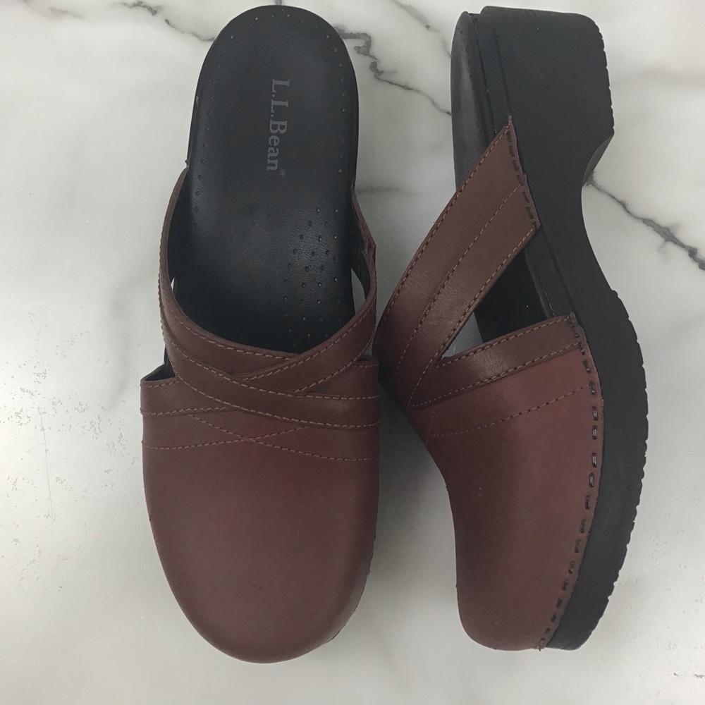 Women's LL Bean Brown Clog 39 EU